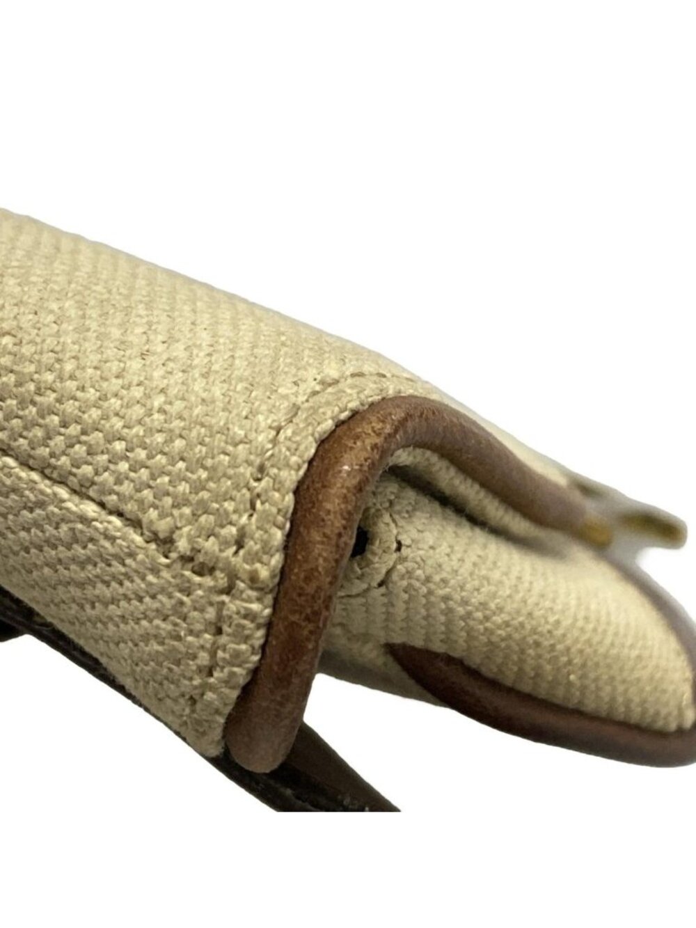 Dior Waist Pouch Saddle Bag Ivory Dark Brown Leather - Picture 13 of 15